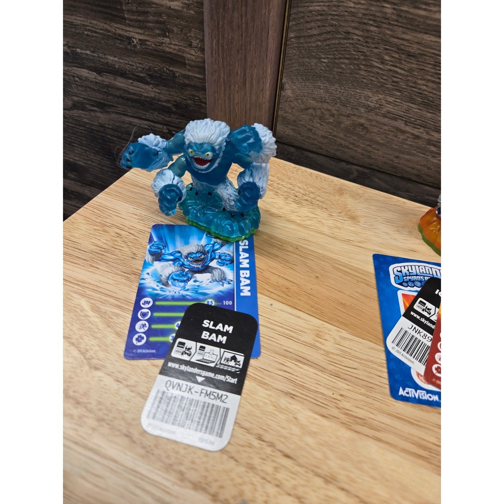 Skylanders Spyros Adventure Slam Bam Figure with Card and Web Code Sticker